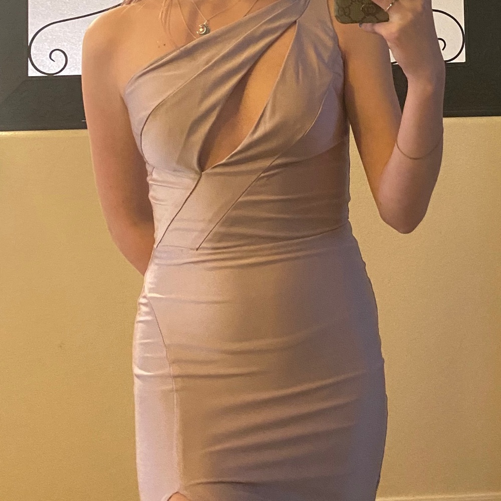 STUNNING Cinderella Divine dusty pink prom dress!